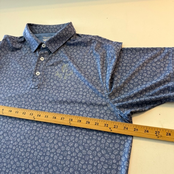 Straight Down Performance x Wolf Creek AOP Dice AOP Golf Polo Mens XL Stretch - Picture 6 of 8